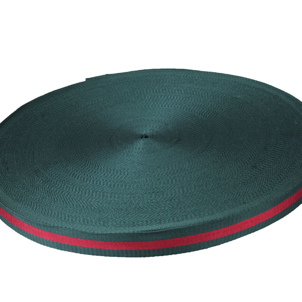 广东现货 经典款 绿间红 1.2寸 3.2cm 32mm 斜纹 涤纶织带