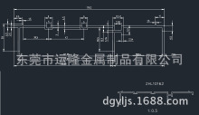 东莞厂家直销铝型材 挤压铝制品 CNC铝件边框精密机加工 开模定制