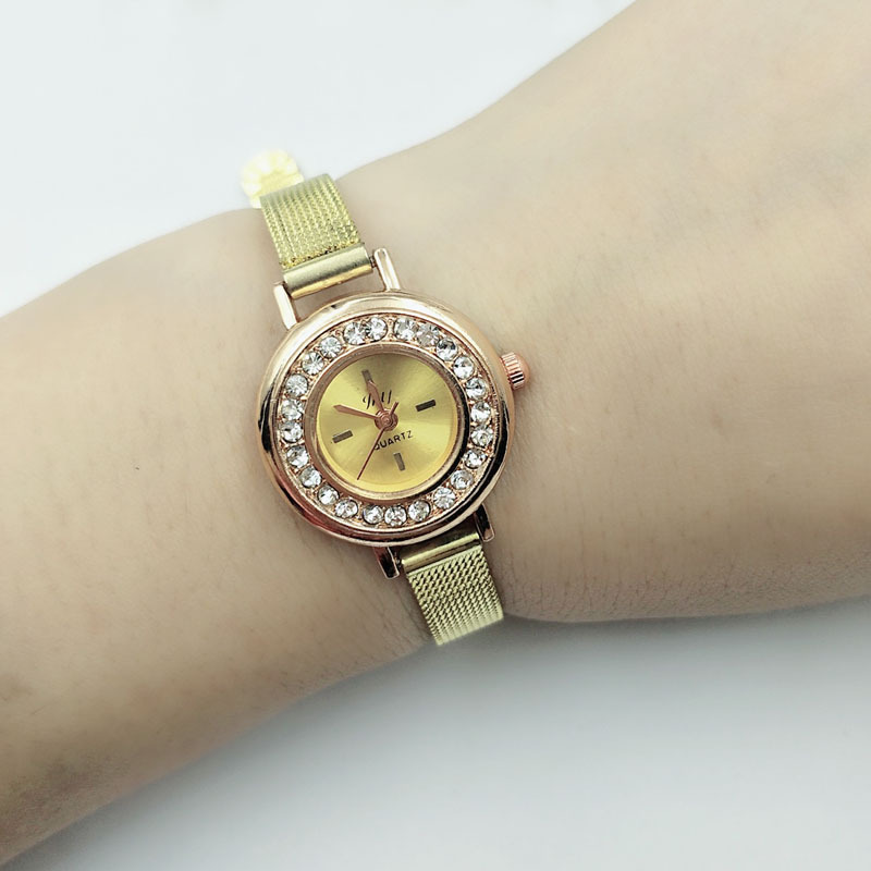 韩版手链表女表中学生网带石英表时尚潮流简约女生时装表手表批发