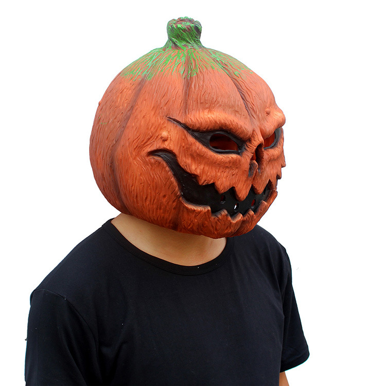 2021 Pumpkin Mask Scary Full Face Halloween New Fashion Costume Cosplay