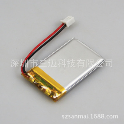 Specializing in the production 503048 Polymer lithium battery customized Model size 4.2V Lithium ion battery