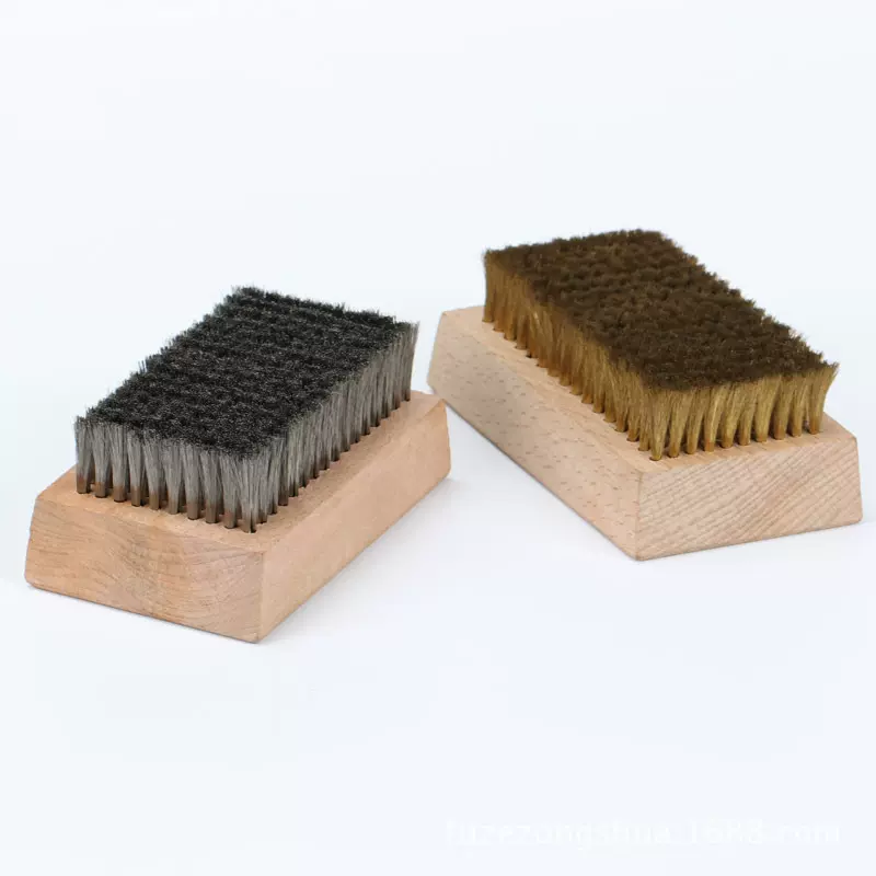 印刷机网纹辊清洗刷高弹力铜丝刷钢丝刷榉木钢丝刷碳钢铜丝刷