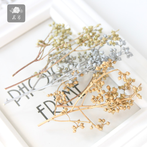 Preserved flower DIY materials and accessories Star anise and millet fruit Preserved flower gift box glass cover garland material