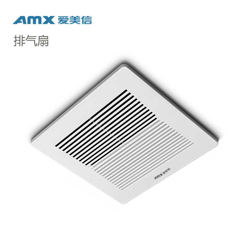 爱美信6寸天花吊顶排气扇 100mm酒店办公室排风机 吸顶管道换气扇