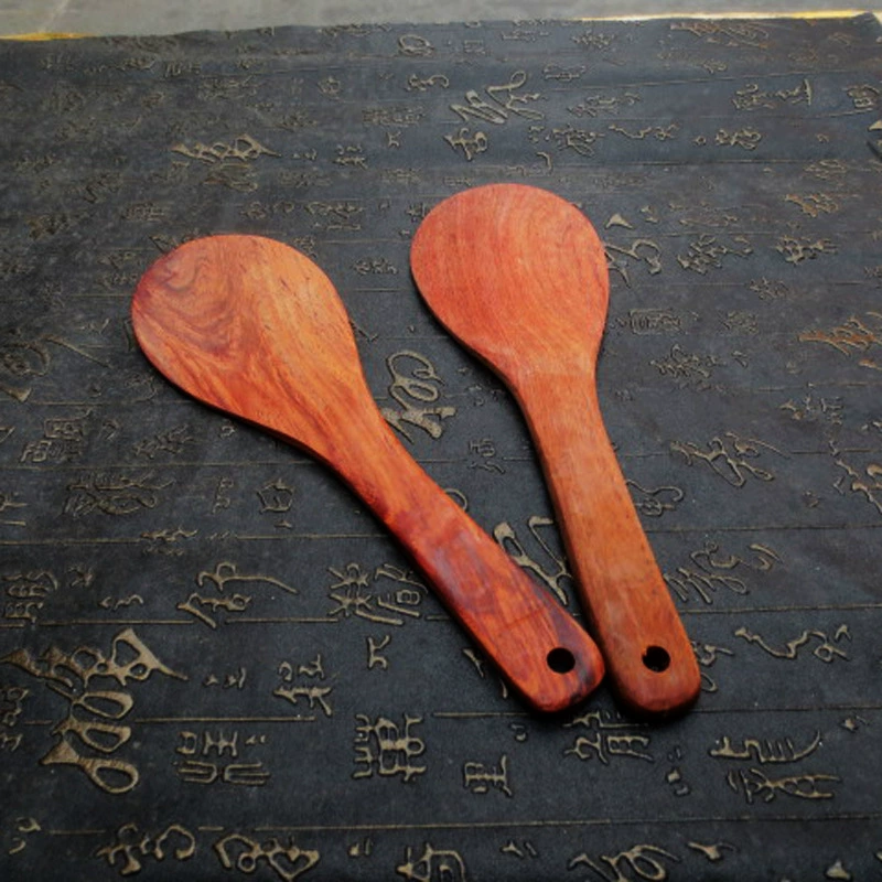 Rosewood rice spoon Vietnamese rosewood Sheng rice spoon, original wood, polished healthy paint, no La real wood spoons, household practitioners