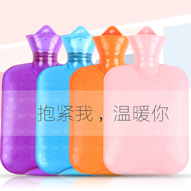 高密度透明加厚注水PVC热水袋暖宝宝加水充水暖水袋暖手宝冲水