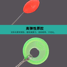 钓鱼太空豆散装硅胶彩色竞技圆柱橄榄型海太空豆线组渔具配件批发
