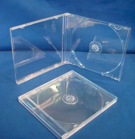 光盘包装盒 单面CD盒CD盒子CD case cd box 10.4mm 透明面透明底