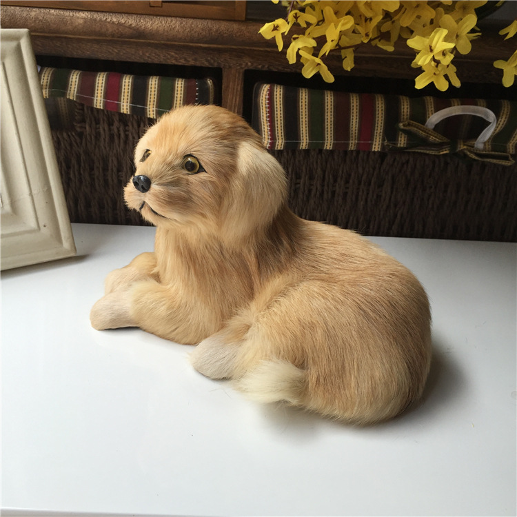 Statuetta cane golden retriever realistica decorazione casa_voghion.com