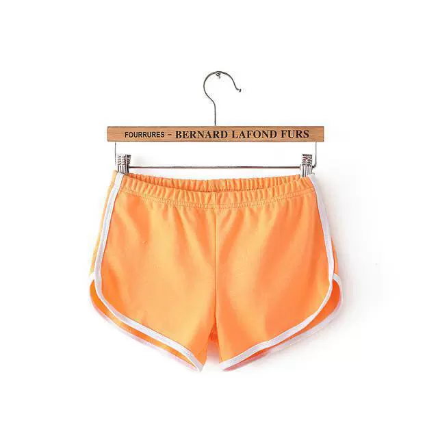 Sports Shorts Korean Style — Women's Summer Yoga & Gym Shorts, One Size, Stretch Waist