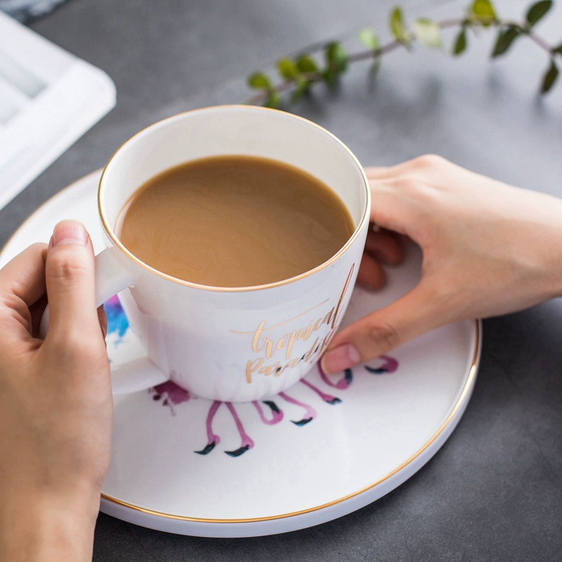 Firebird Creative Bone Porcelain Breakfast Disk Bull Drives Yoube Fun Series Tableware Malker Cup Water Cup Milk Cup