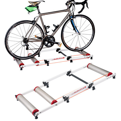 金属铝合金静音滚筒式磁阻山地自行车骑行台室内可伸缩训练健身台