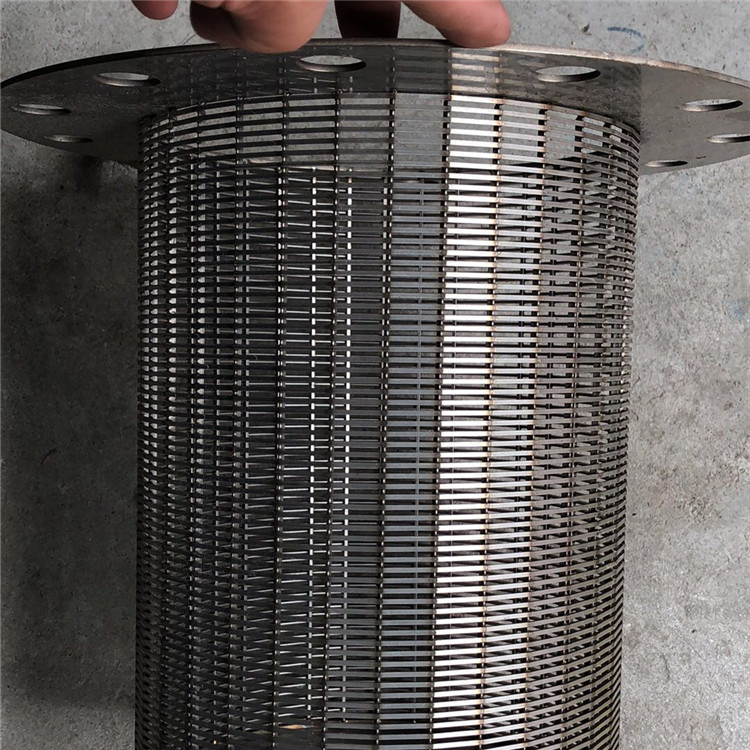 不锈钢法兰式筛筒筛片弧形筛网按尺无误差焊接