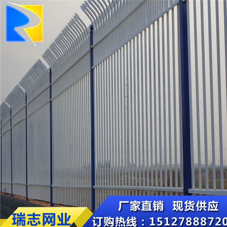 厂家生产批发 铁艺锌钢护栏 围墙栅栏 小区隔离栏 定制生产 护栏|ru