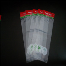 pp卡头袋厂家定制珠光膜白色ＰＰ袋子出气孔聚丙烯ＰＰ平口塑料袋