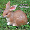 Rabbit, jewelry, decorations, animal model, resin, suitable for import