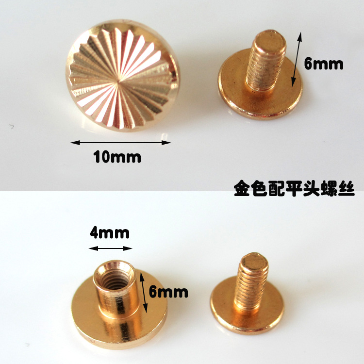 单头花型文具钉首图2