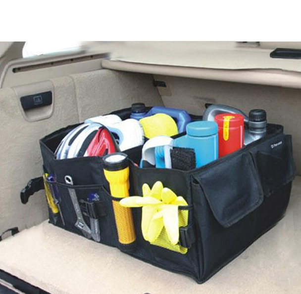 Carefully Selected Car-Mounted Oxford Cloth Storage Box, Multi-Functional Car Trunk Foldable Storage Box, Car Miscellaneous Storage Bag