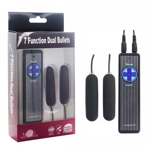 Afra 7-channel double slender egg adult products female device erotic masturbation device 35016 35017