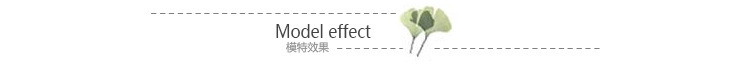 模特效果