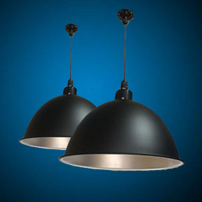 Led吊灯工矿厂房工厂车间工矿吧台单头餐厅美发店办公室灯 灯罩|ms