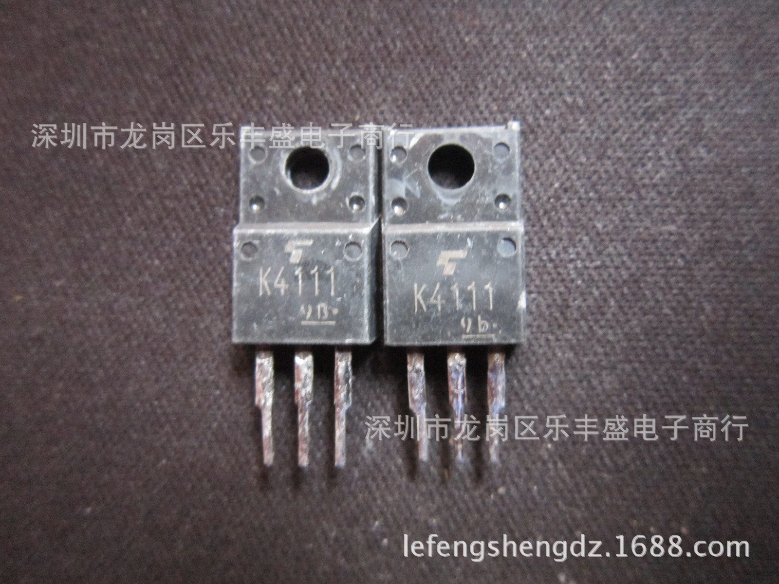 K4111 2SK4111 拆机东芝 TO-220F N通道 功率MOSFET 10A 600V