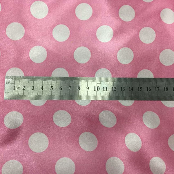 2cm pink background white dots