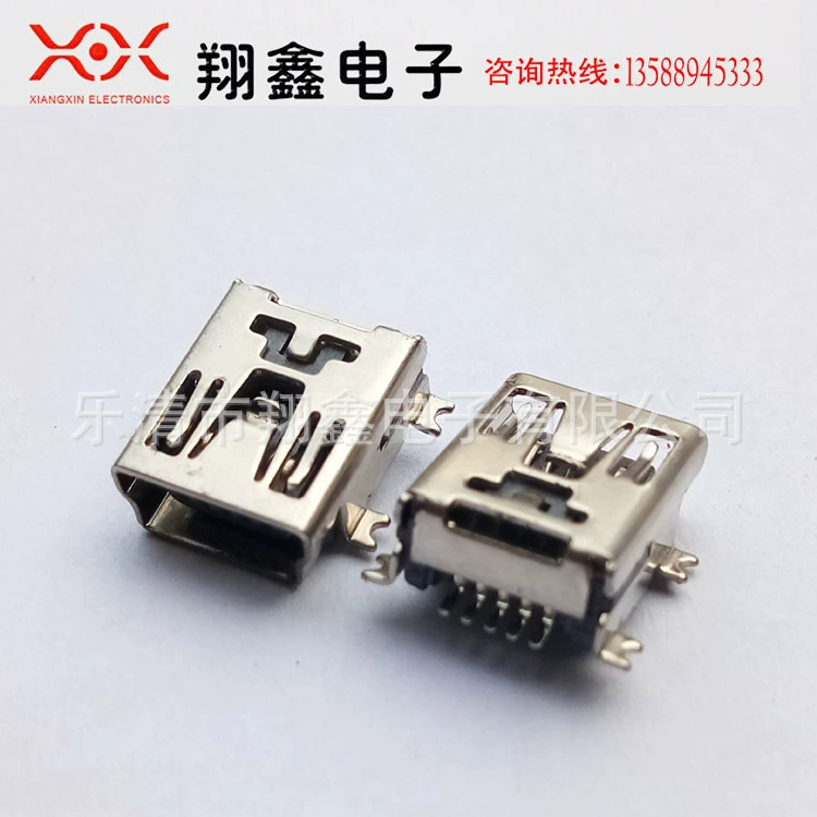 MINI USB 5P гнездо B типа короткое исполнение MT