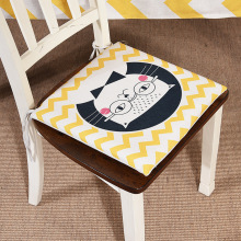 坐墊椅墊卡通棉麻透氣夏天加厚學生電腦椅子座椅汽車餐飲辦公室墊