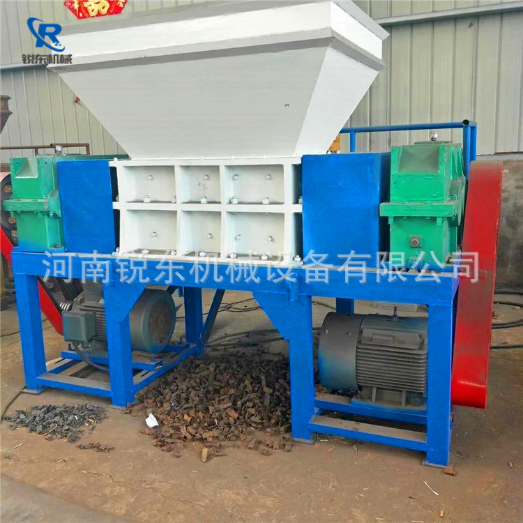 工业废纸撕碎机 锐东供应废纸双轴撕碎机 600型双轴塑料撕碎机