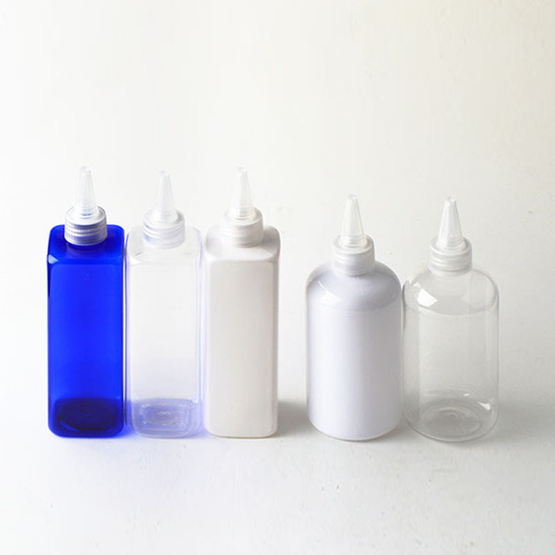 厂家直销250n小瓶尖嘴盖小空瓶l尖嘴盖旅行乳液护肤品分装瓶