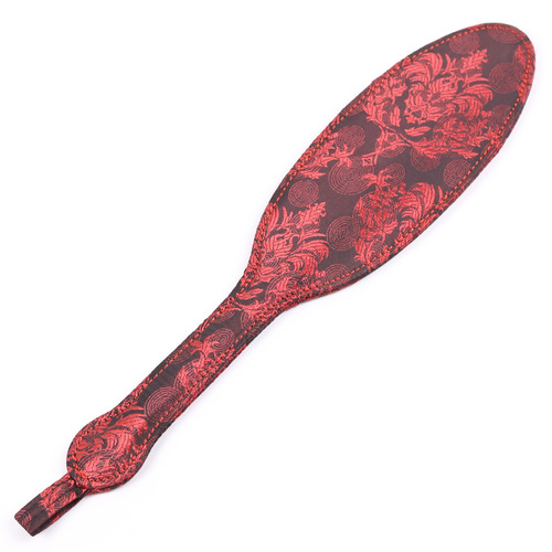 Women's leather swatter, special PP swatter for couples flirting, adult sex toys, passionate classical pattern hand swatter BD