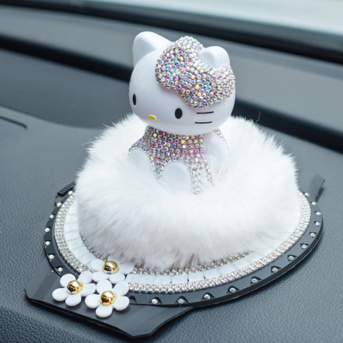 Katie car perfume seat type perfume table cat car ornaments car perfume diamond interior accessories KT center console