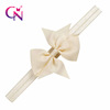 Children's hairgrip with bow, headband handmade, elastic accessory, 20 colors, Korean style