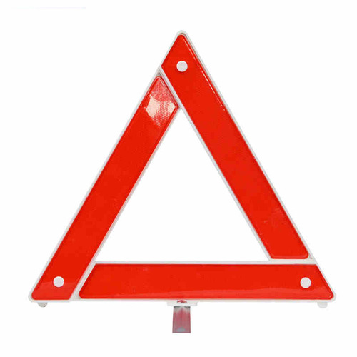 Reflective car warning tripod, vehicle sign failure safety parking tripod, folding color box
