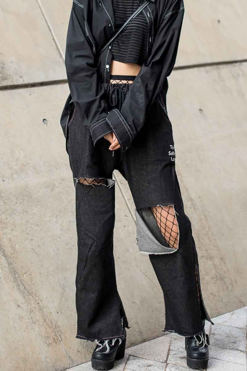 网袜_网裤袜 网红潮袜破洞牛仔裤内搭 女精包