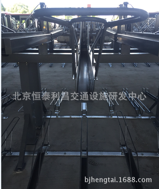 《北京恒泰》供应镀锌钢双层自行车停车架 自行车停放架 自行车架