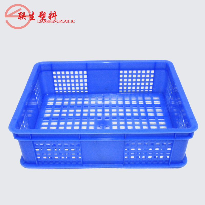 21号塑料胶箩蔬果周转箩物流运输箩货车运输塑料胶箩380*305*110