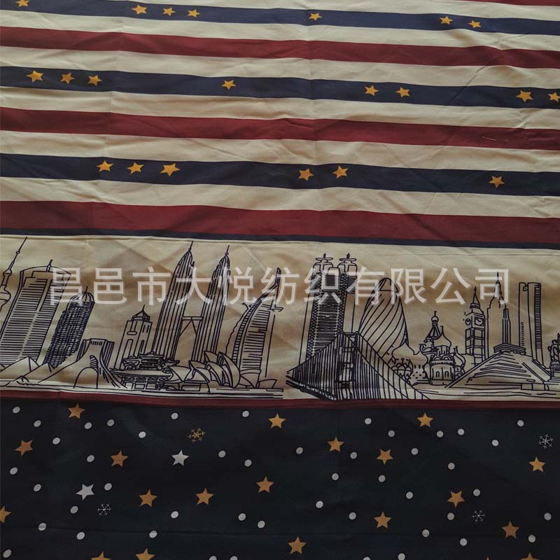 印花芦荟棉磨毛床品布 料生态棉床单碎花 加密斜纹布料 厂家直销