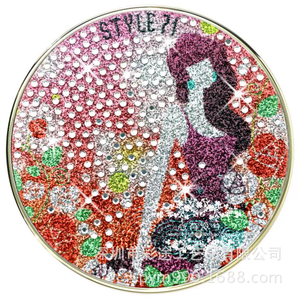 化妆镜贴金葱粉加工，工艺品喷涂葱粉  印刷闪粉   丝印PET亮片