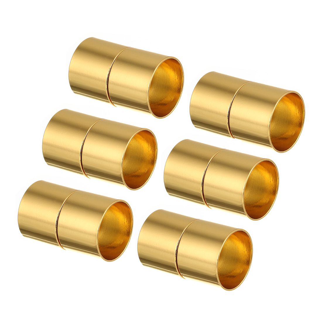 5 Pieces Copper Solid Color Connection Buckle Simple Style display picture 9