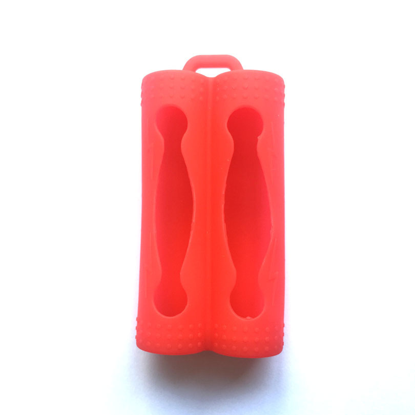 18650 dual-cell battery silicone case power lithium battery case dual-cell anti-fall and collision proof short circuit protection case