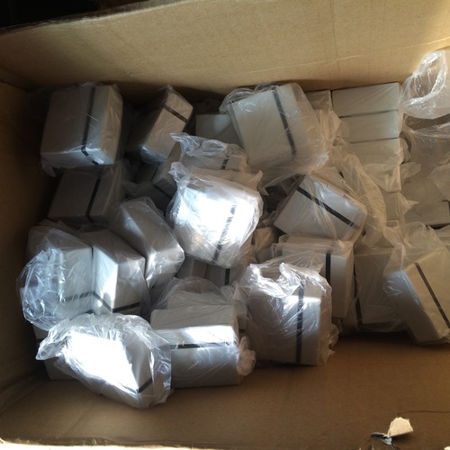 Square notebook stamp material wholesale 3D rectangular photo-sensitive stamp material wholesale 