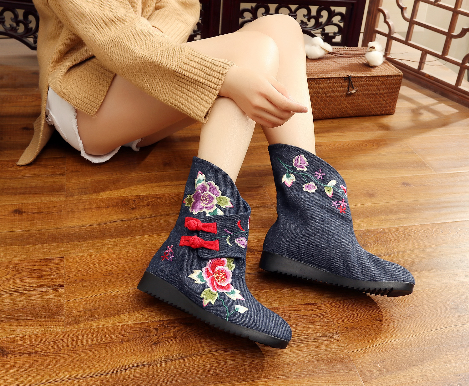 Bottes femme en Toile - Ref 3355292 Image 12