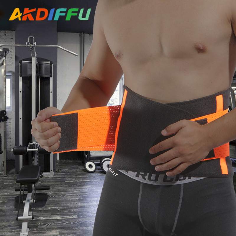 Soporte de cintura de malla Sudor cinturón de alta transpirable levantamiento de pesas en cuclillas fuerza soporte cinturón