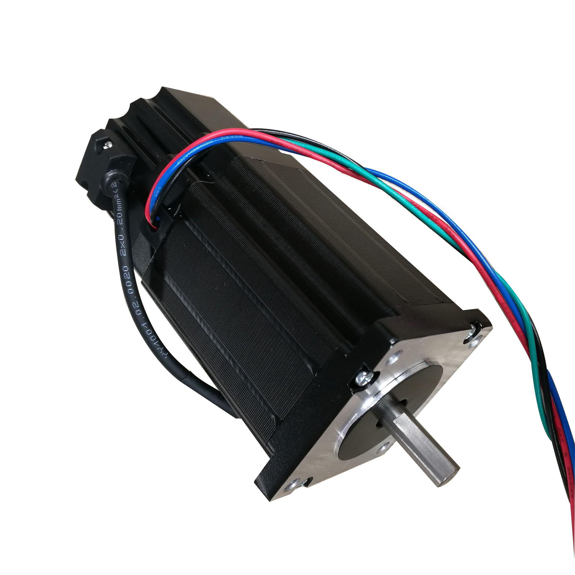 60刹车步进电机 Nema24刹车电机 60步进电机 带刹车 带抱闸