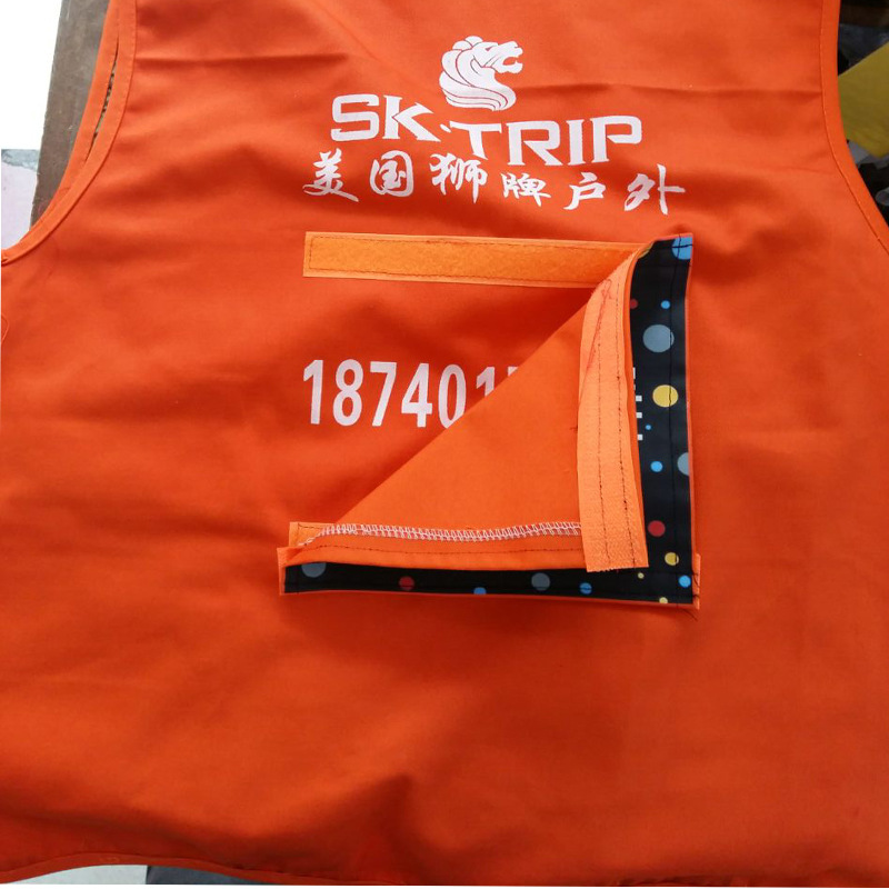 兒童馬甲定制 撕名牌背心 小學生班服馬夾 小記者紅馬甲印字logo