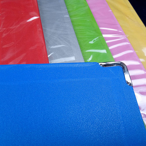 Manufacturer wholesale Haoze 8k rainproof sketching board clip, cloth pattern color metal corner, children's sketching board