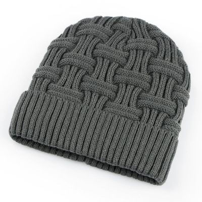 Berretto in maglia unisex foderato in pile per sci e inverno_voghion.com