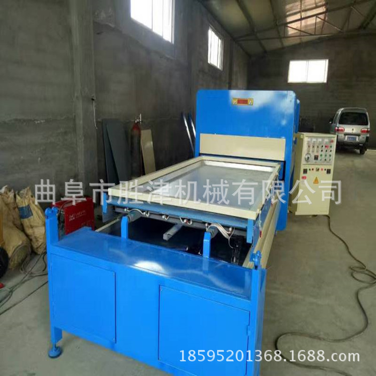 PVC真空吸塑覆膜机 双工位门板全自动复膜贴面机长沙